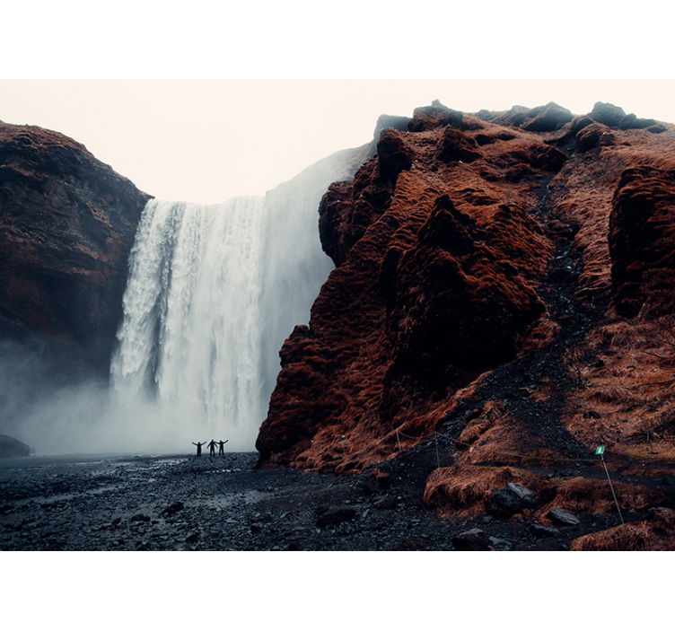 Wall mural waterfall grand waterfall view - TenStickers