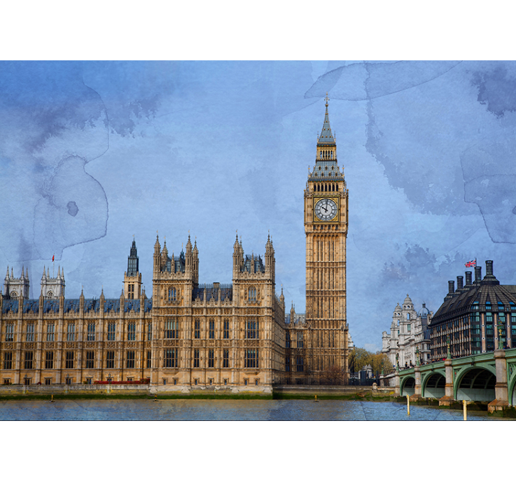 Big Ben Landmark wall mural london - TenStickers
