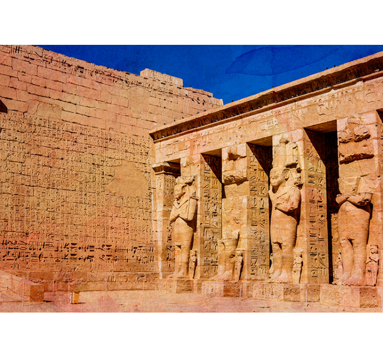 Ancient Egyptian Hieroglyphs african wall mural - TenStickers