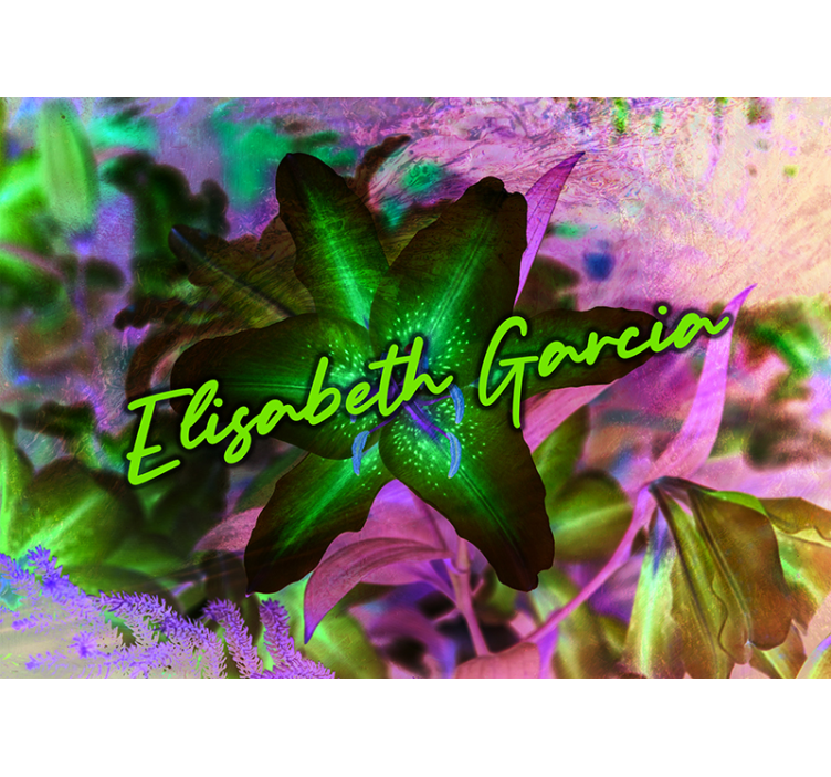 Lily Floral Elegance flower wall mural - TenStickers