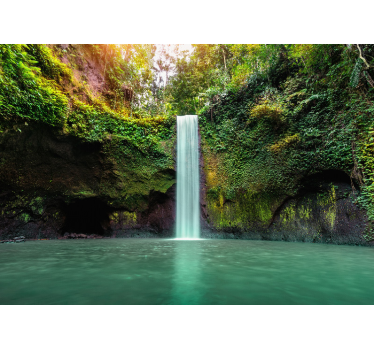 Wall mural waterfall serene waterfall escape - TenStickers