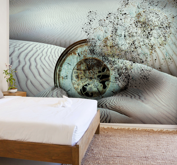 Abstract wall mural time dunes breakdown - TenStickers