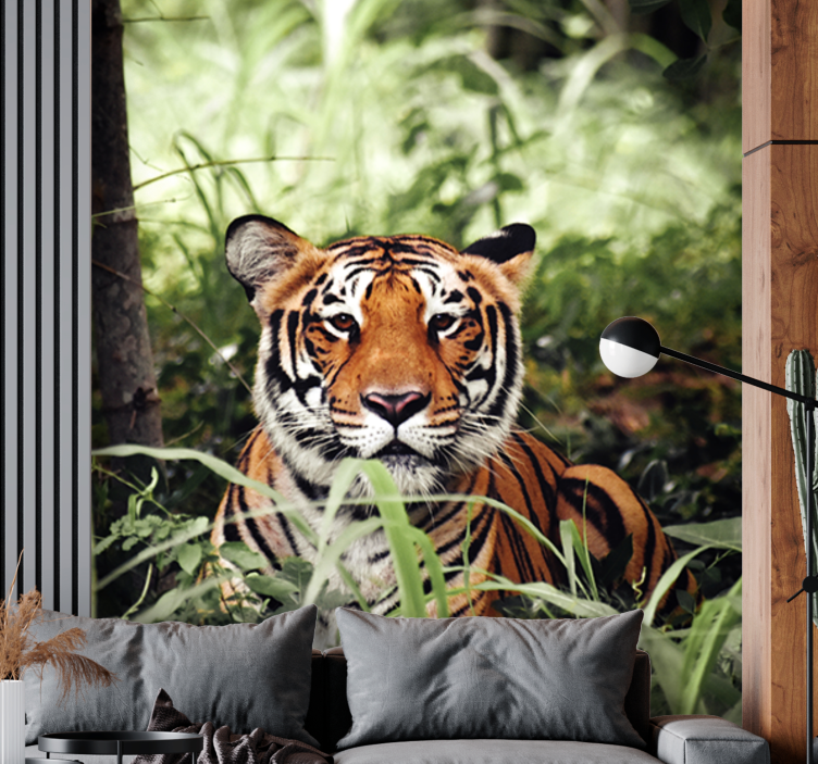 Animals wall mural regal tiger adventure - TenStickers