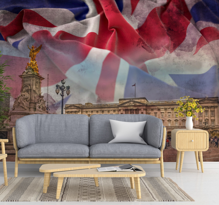 Buckingham Abstract wall mural london - TenStickers