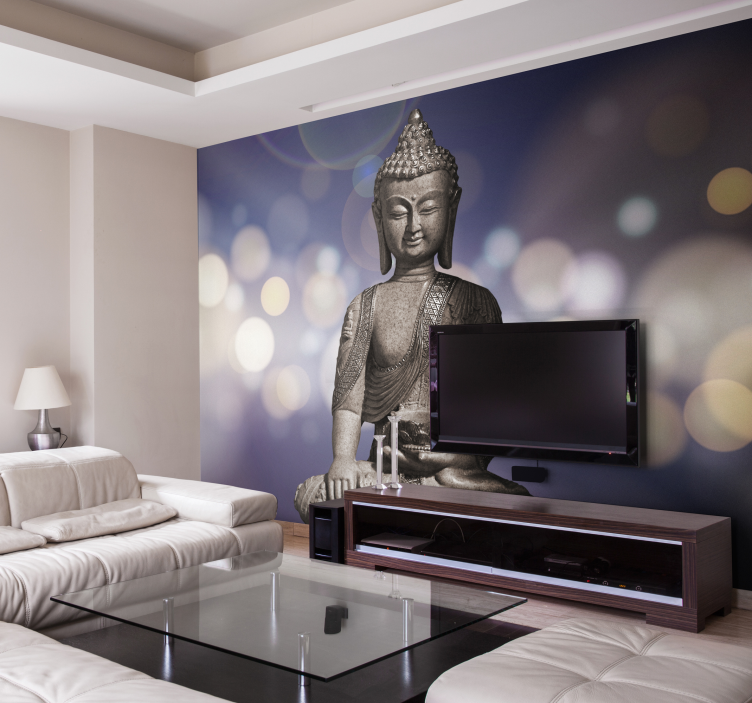 Buddha Statue Mural wallpaper - TenStickers