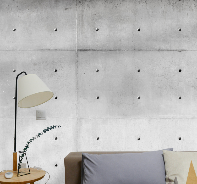 Cement structures "Industrial Style" wall mural - TenStickers