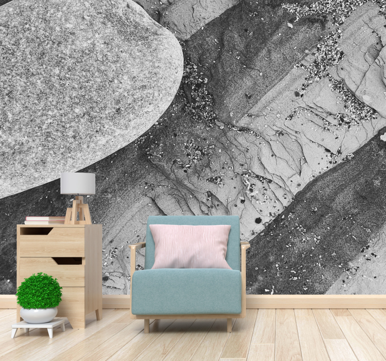 Conceptual Stone Surface mural stone wall - TenStickers
