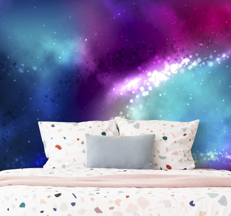 Cosmic Galaxy Design space wall mural - TenStickers