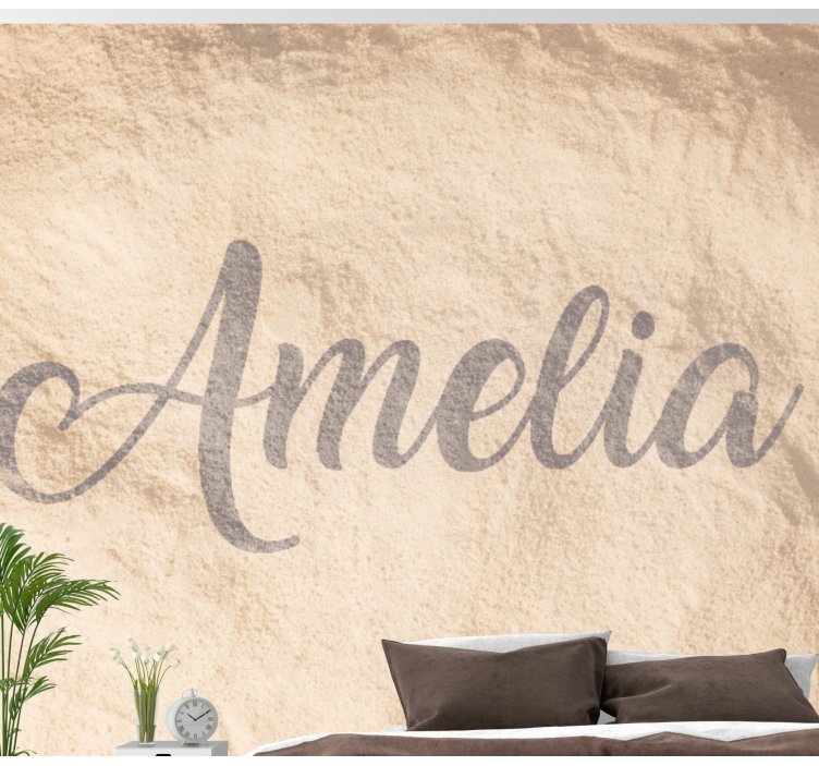 Custom Name Creation quote wall mural - TenStickers