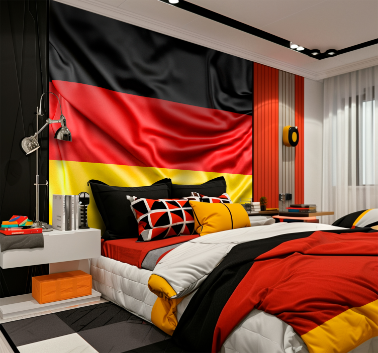 german flag wall mural - TenStickers