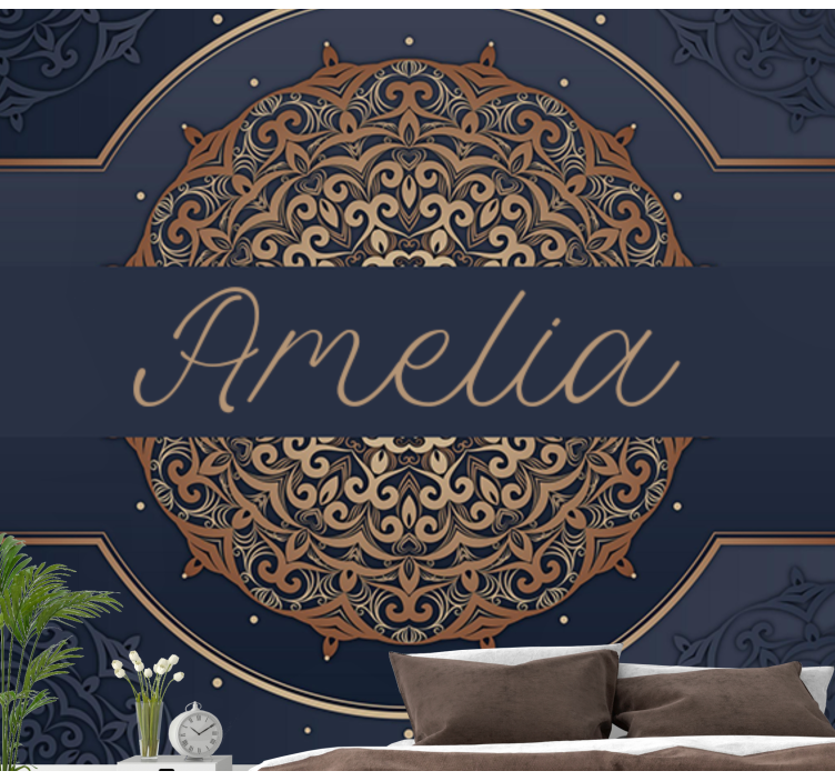 Mandala wall mural ornate pattern design - TenStickers