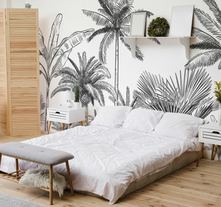 murale de la jungle panoramic wall mural - TenStickers