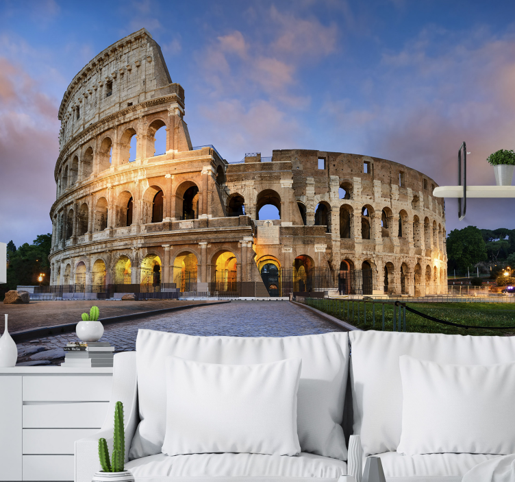 Roma photo style wall mural - TenStickers