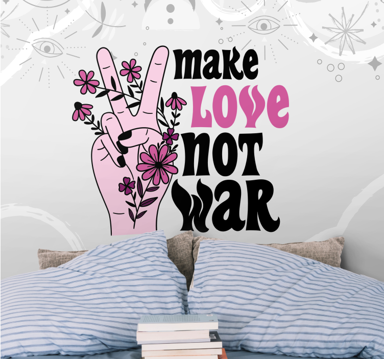 Romantic wall mural create affection not conflict - TenStickers