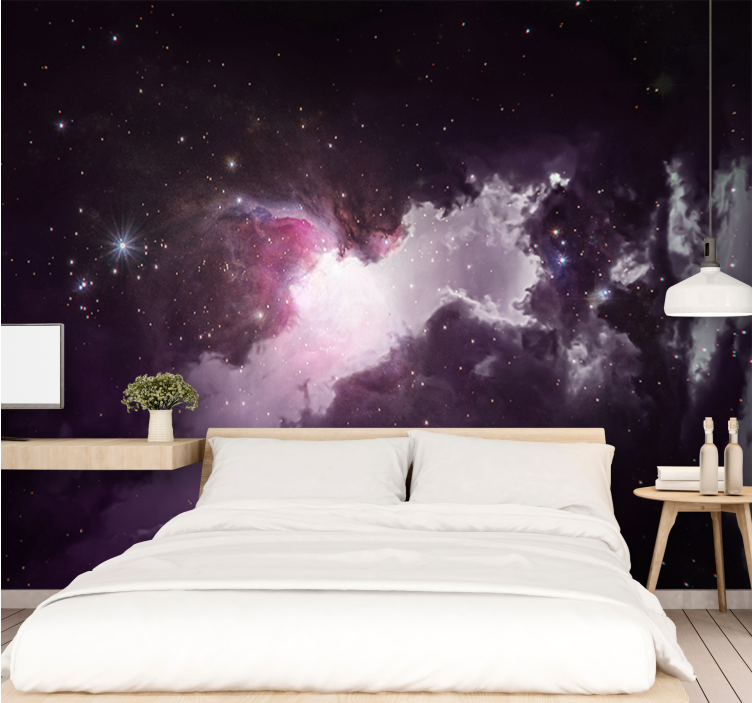 Space wall mural cosmic nebula vortex - TenStickers