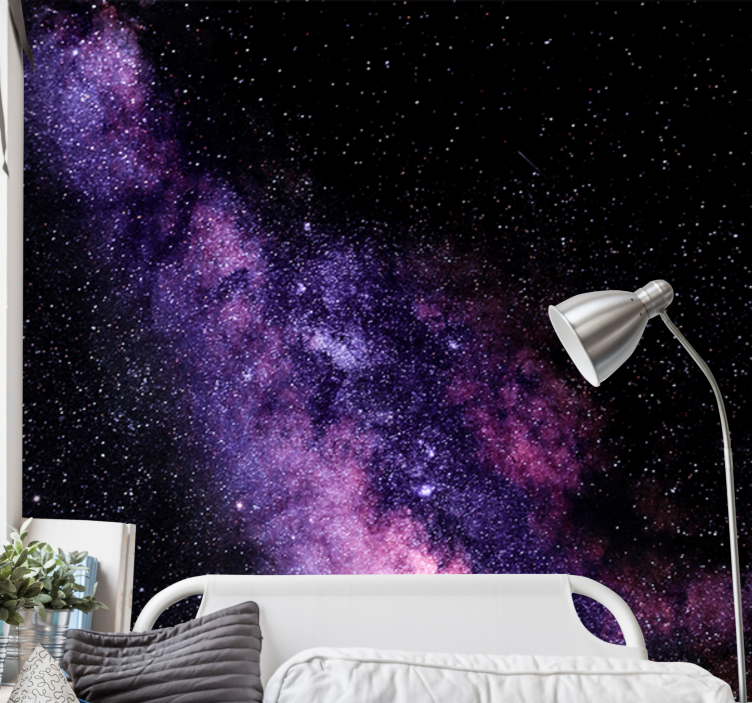 Space wall mural majestic cosmic view - TenStickers