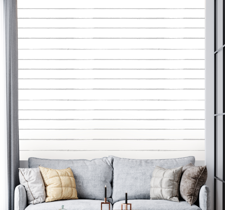 Texture wall mural horizontal line design - TenStickers