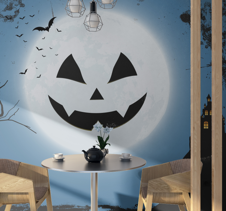 Tim Burton's nightmare before Xmas wall mural - TenStickers