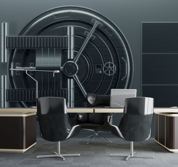 Wall mural business vault Office Wall Mural - TenStickers