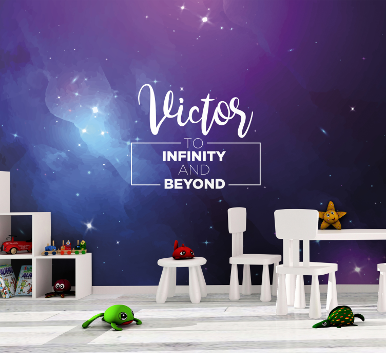 Wall mural fantasy galaxy adventure design - TenStickers