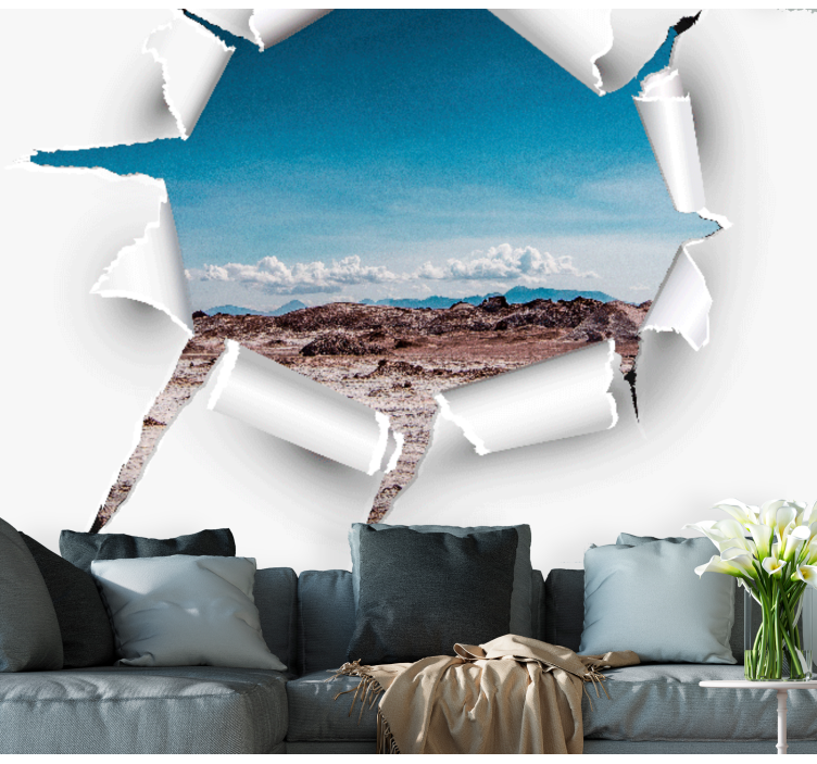 Wall mural mountain breathtaking landscape view - TenStickers