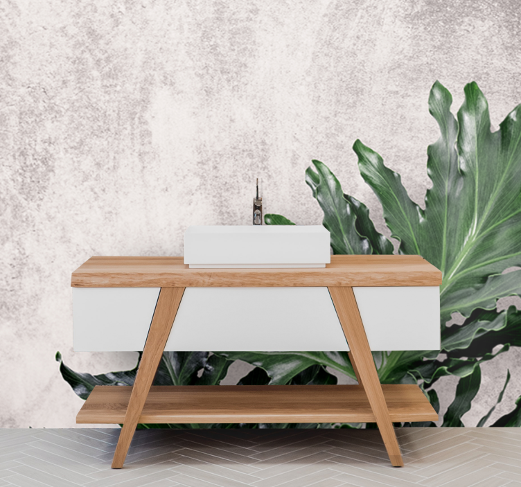 Wall mural nature lush leafy foliage - TenStickers