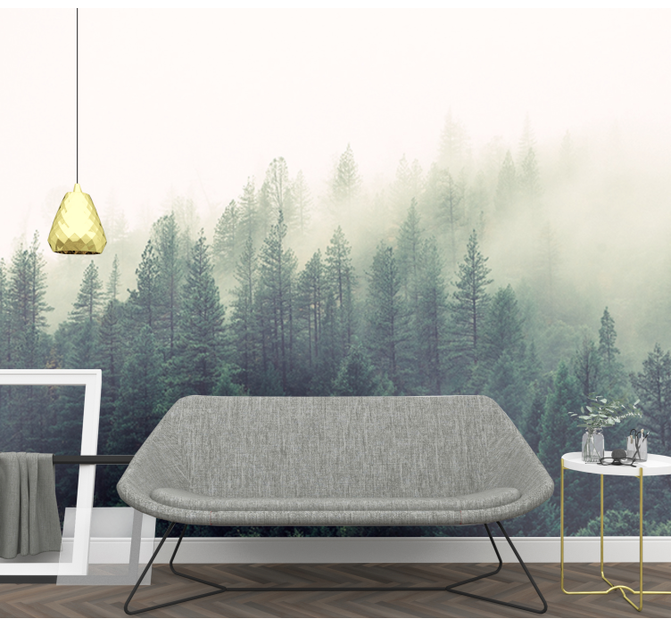 Wall mural nature mystical forest surroundings - TenStickers