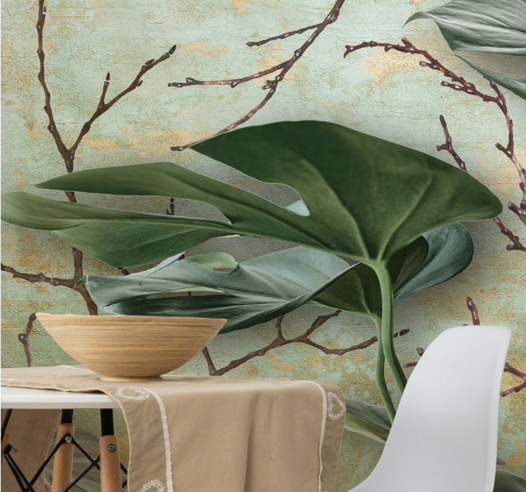 Wall mural nature tropical greenery inspiration - TenStickers