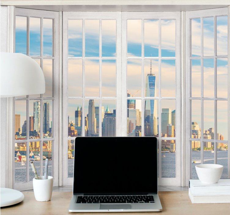 Wall mural new york new york skyline view - TenStickers