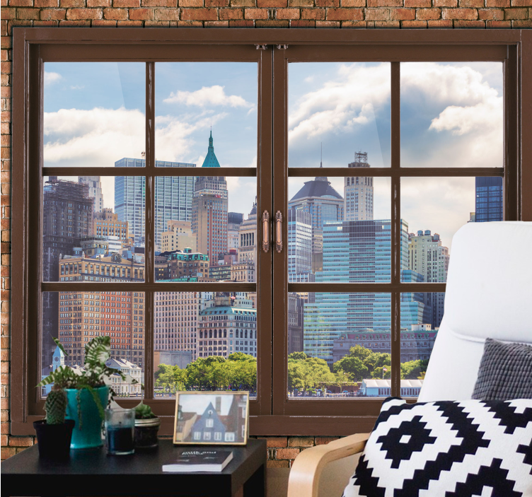Wall mural new york skyline views of manhattan - TenStickers