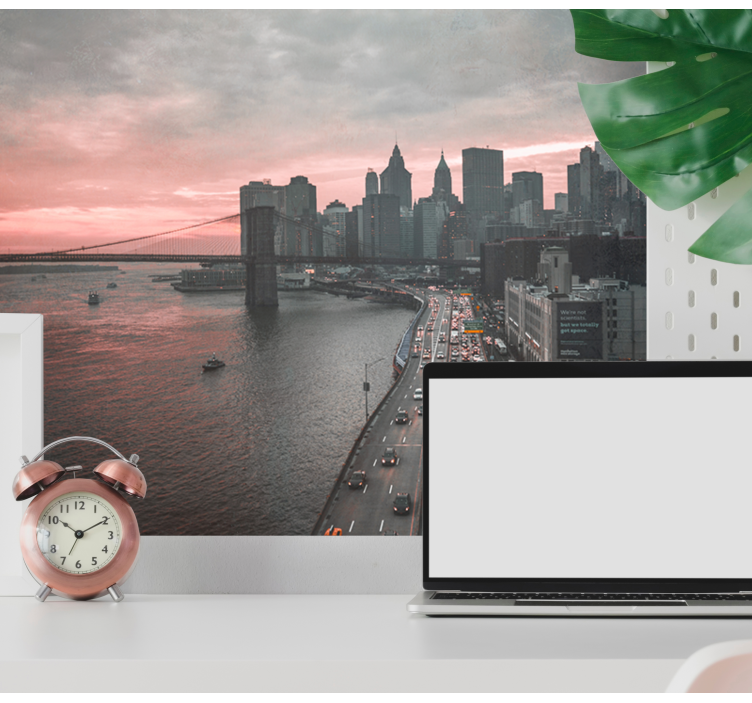 Wall mural new york urban manhattan skyline - TenStickers
