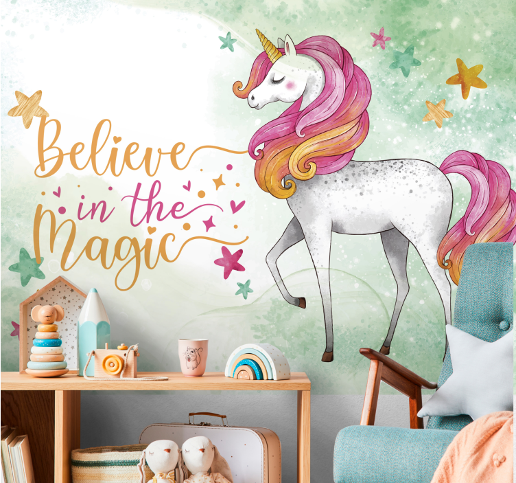 You are magical unicorn fantasy wall mural - TenStickers