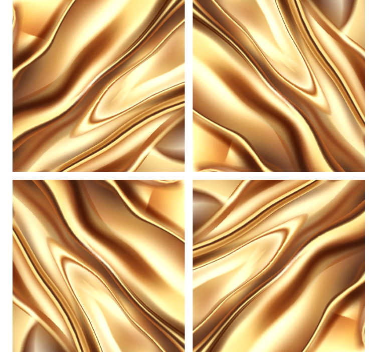 Coasters fluid wave design - TenStickers