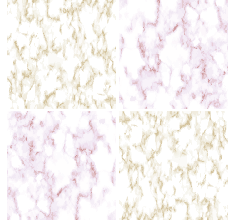 Natural marble cup coaster - TenStickers