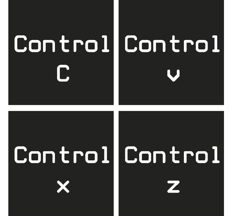 Control C + Control V geek coasters - TenStickers
