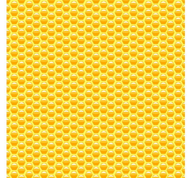 Beer mats with honeycomb pattern surface - TenStickers