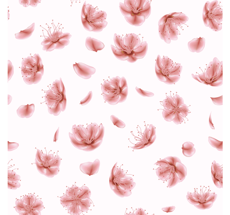 Modern coasters floral blossom design - TenStickers