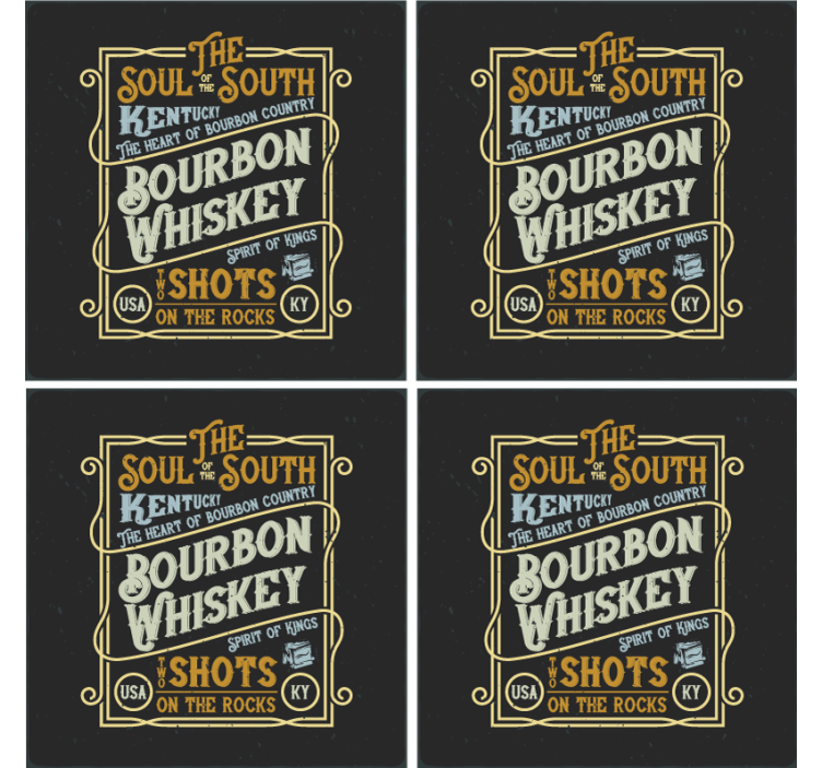 Aged whiskey beer vinyl mats - TenStickers