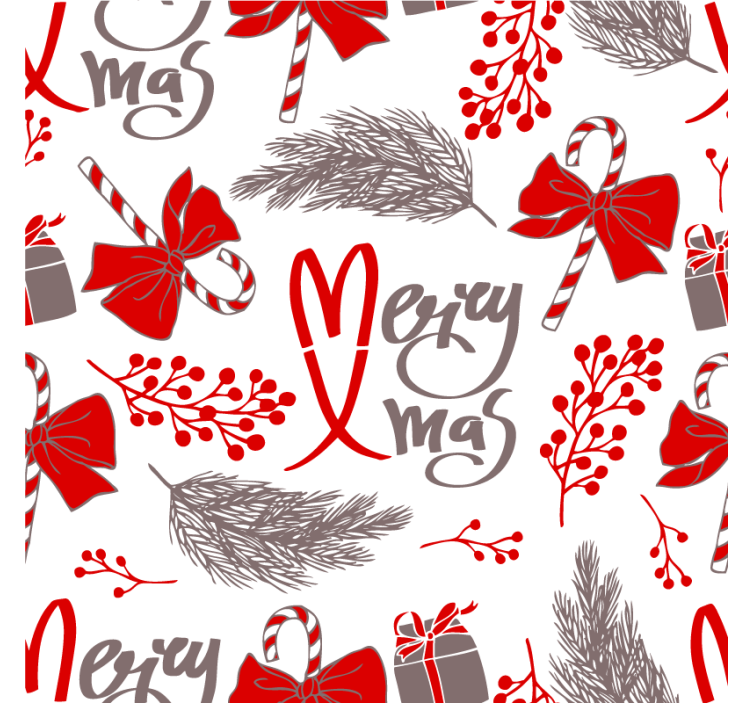 Christmas coasters with cheerful holiday designs - TenStickers