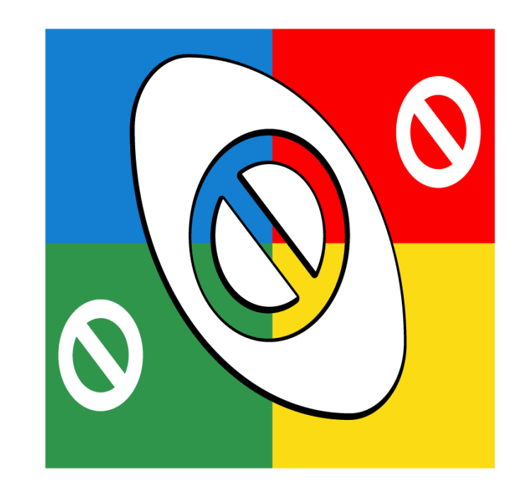 Geek coasters colorful circular designs - TenStickers