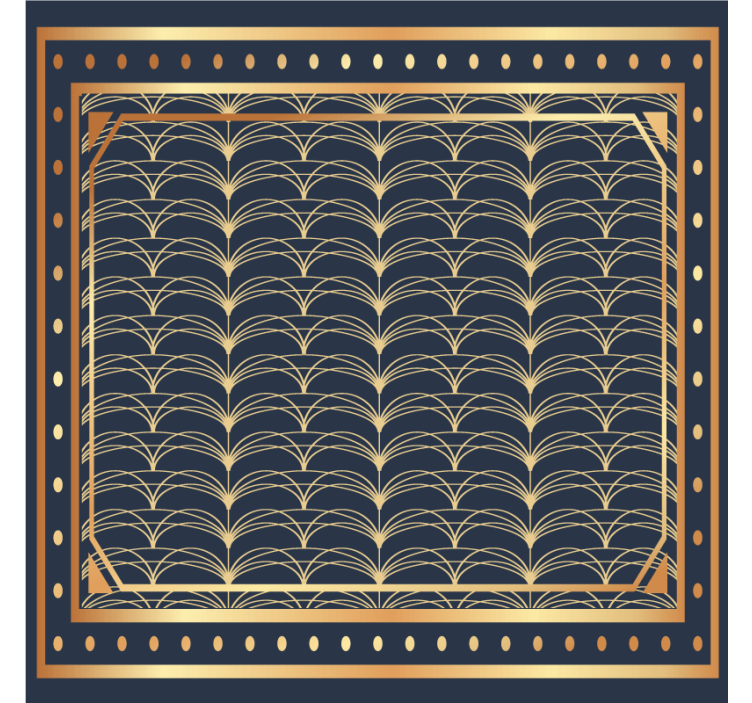 Elegant geometric pattern coasters - TenStickers