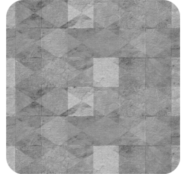 Coasters with square patterned surface - TenStickers