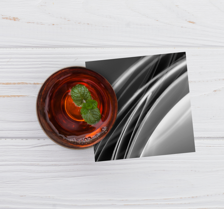 Paper sheets  texture coaster - TenStickers