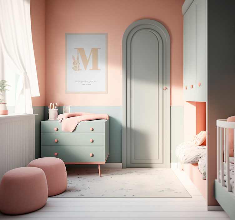 Custom initial customisable poster - TenStickers