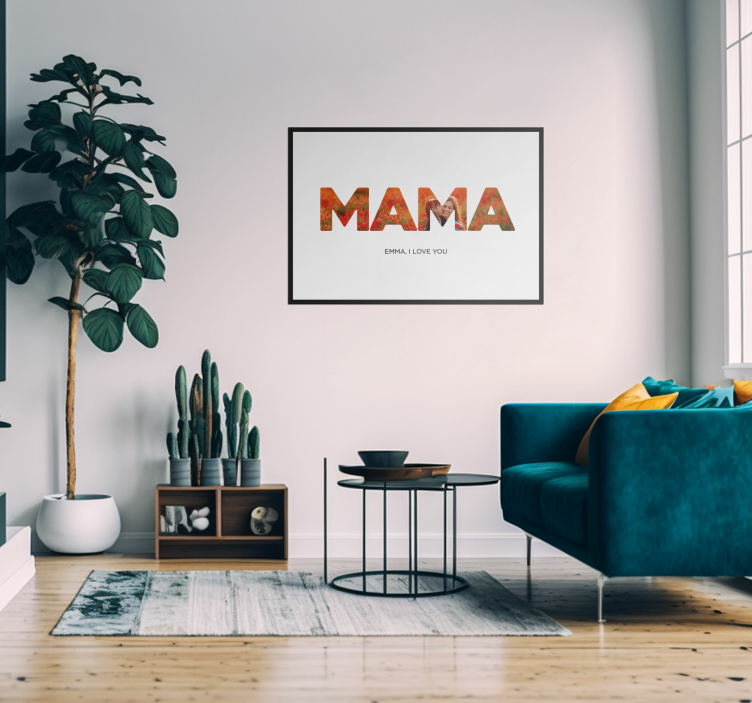 Mom, I love you. living room poster - TenStickers