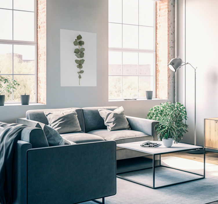 Eucalyptus leaves tree poster - TenStickers