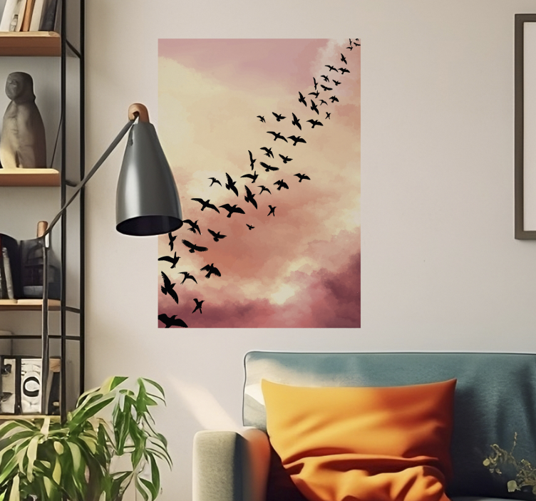 Flying Birds Birds in Flight living room poster - TenStickers