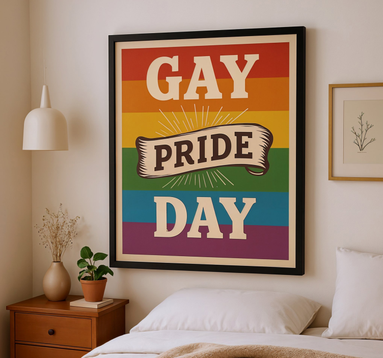 Gay Pride Day quote poster - TenStickers