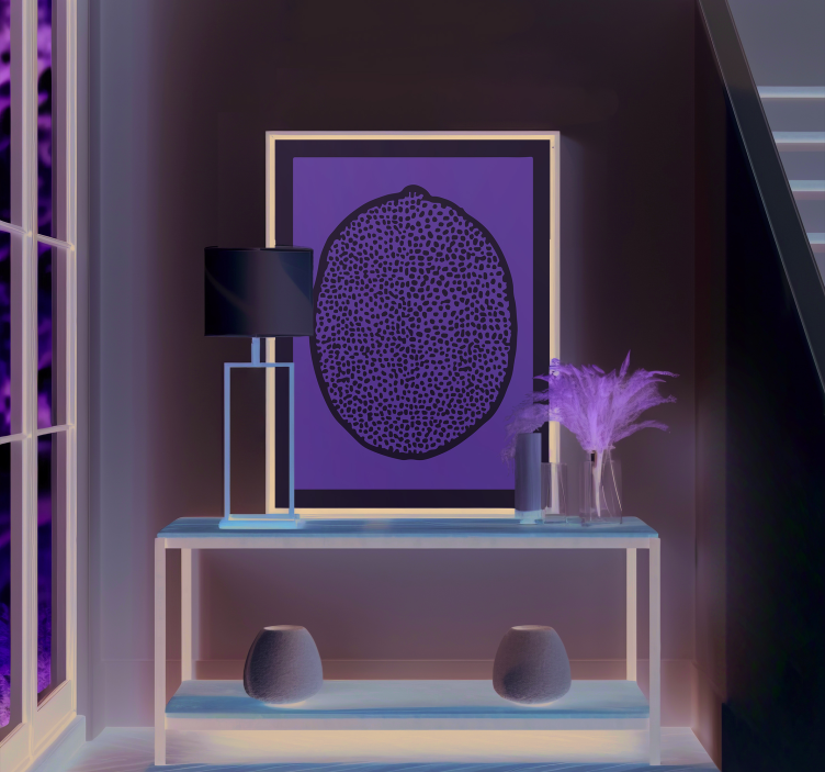 lime slices scandinavian poster - TenStickers