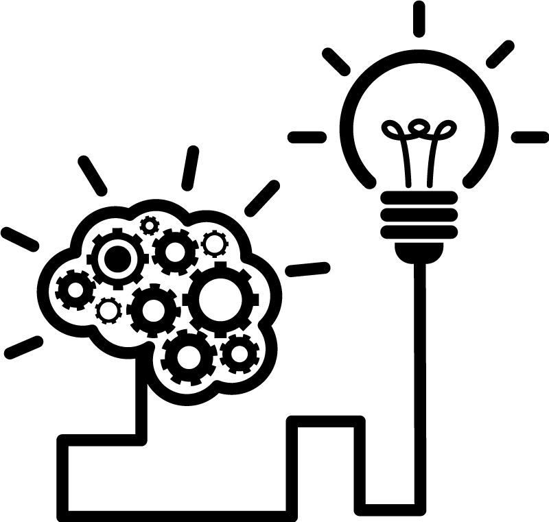 Office poster brainwave idea light bulb - TenStickers